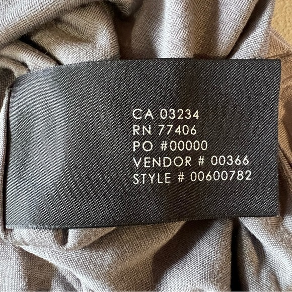 CLUB MONACO Lined Round Neckline Women’s Top Grey, Size Small, #57 - Picture 6 of 8